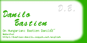 danilo bastien business card